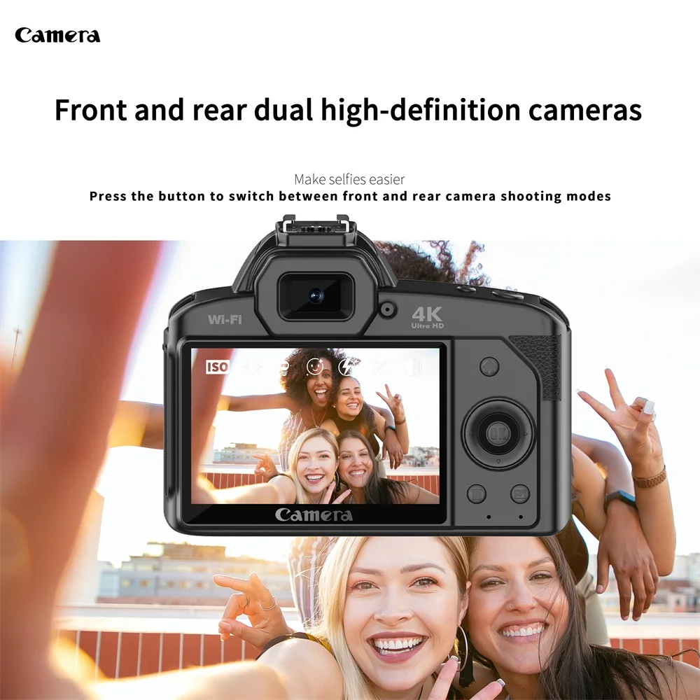 D5 4K HD Digital WIFI SLR Camera Camcorder Infrared Night
