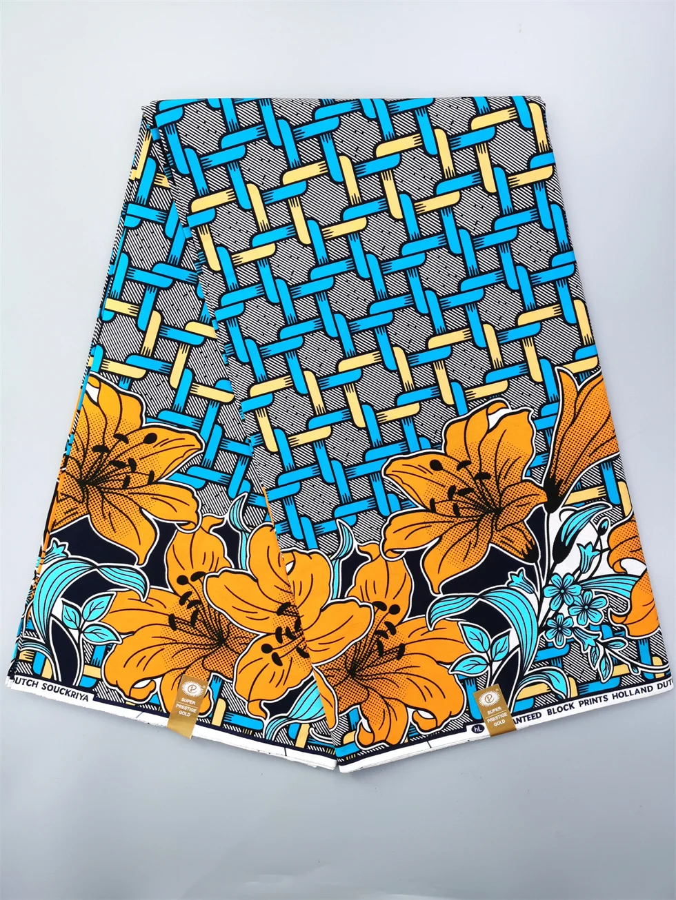 Original Real Wax Ankara Fabric African Print Fabric For Wedding Dress 6Yards african wax fabric clothing fabric