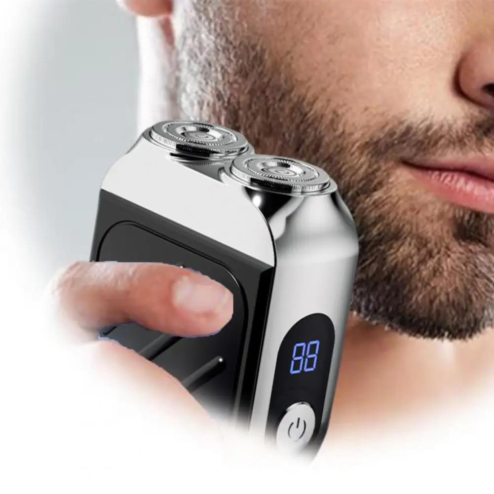 Xiaomi Electric Razor IPX7 Waterproof Mini Dual-head Magnetic Ultra-clean Shaving Portable Digital Display Electric Beard Knife 3