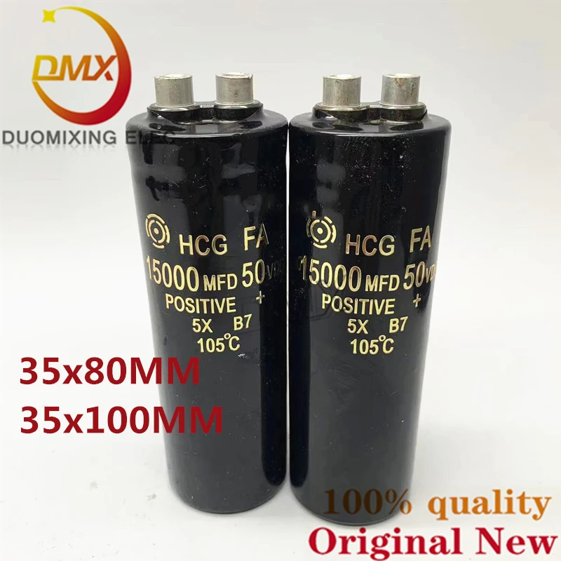 50v15000UF 35*80MM 35*100MM 15000UF 50V Bolt/screw foot electrolytic capacitor 15000MFD 50VDC