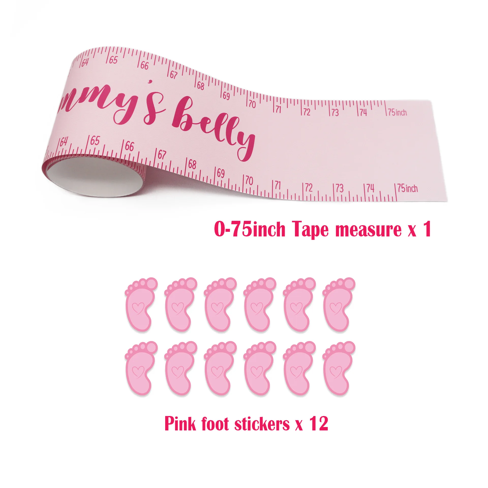 European and American Gender Reveals Baby Unveiling Team Game Card Baby Shower Birthday Party How Big Is Mommy's Belly Game Set