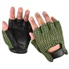 R6FE 2pack Durability Men's Mittens Half Finger Wools Leather Gloves Outdoor Sports for Gym, Motorcycle Cycling, and Outdoors 5