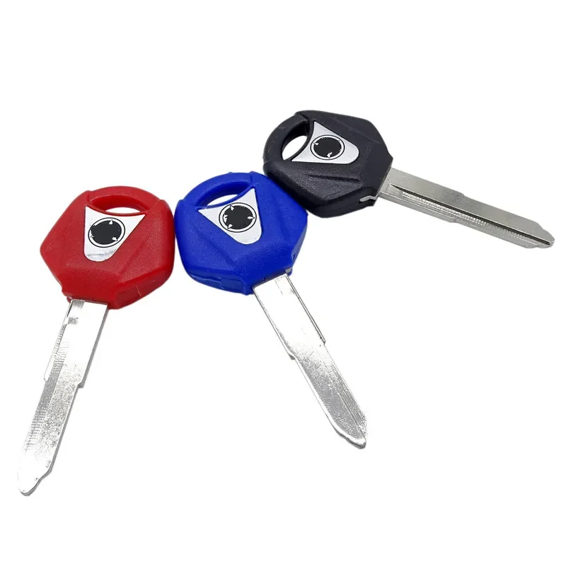 1PC 43mm Fit for YAMAHA YZF XJR1300 FJR1300 MT09 MT07 XJ6 TMax FZ6 FZ8 R3 R1 R6 Motorcycle Uncut Blade Blank Key Embryo