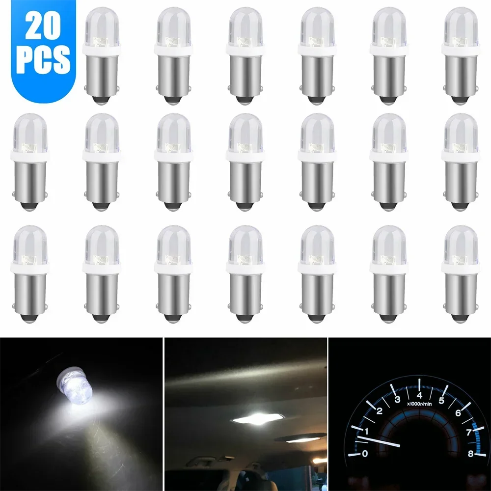 20Pcs T11 BA9S 3030 1SMD Led T4W 자동차 인테리어 돔지도 빛 ..