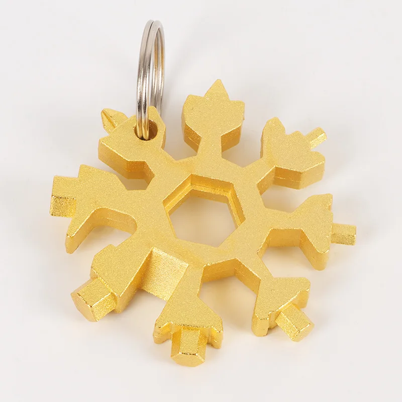 

Portable EDC Multifunction Torque Snowflake Wrench Alloy Steel Hexagonal Universal 18-in-1 Octagonal Screwdriver Household Tool