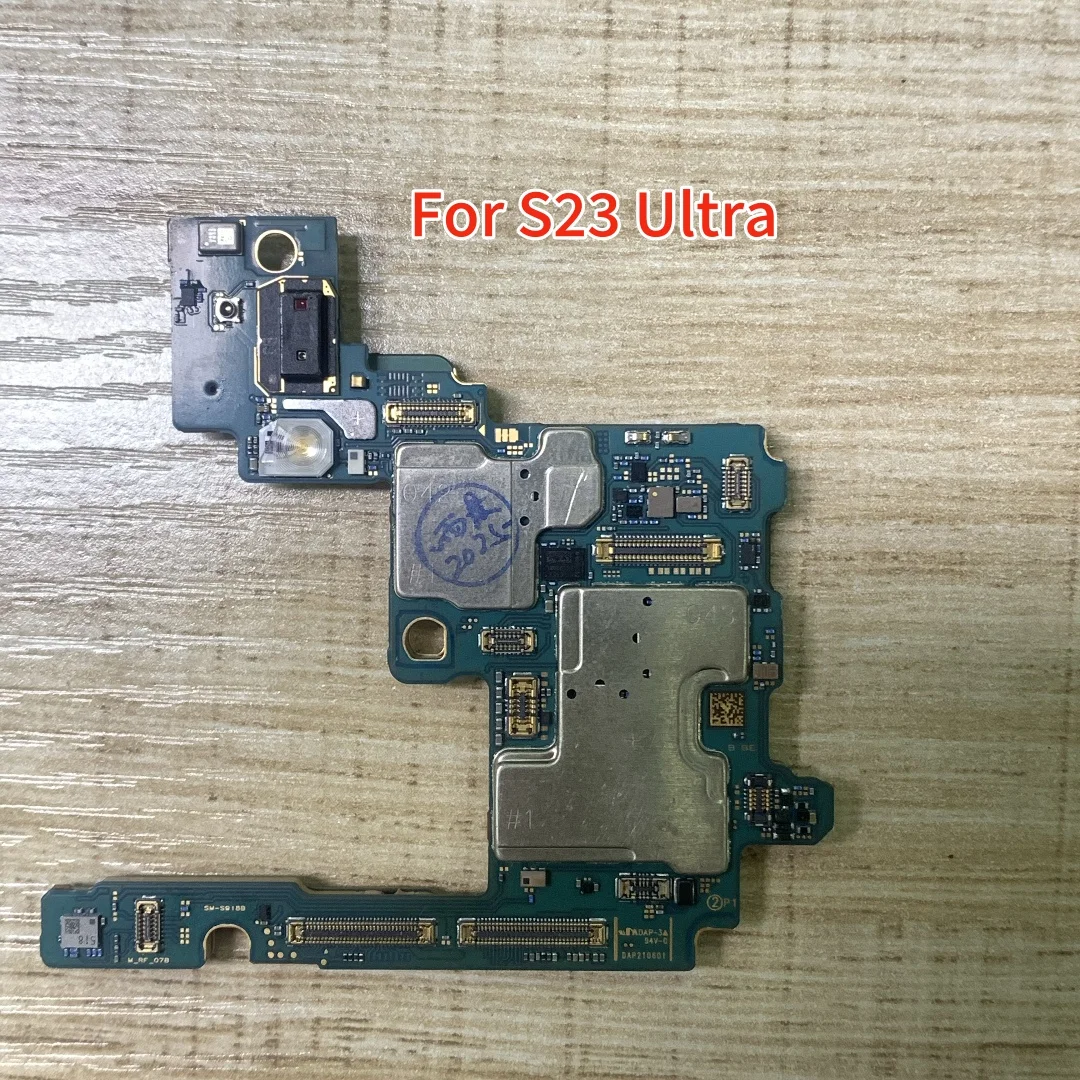100% Tested S23 Ultra S918U S918B Motherboard for Samsung