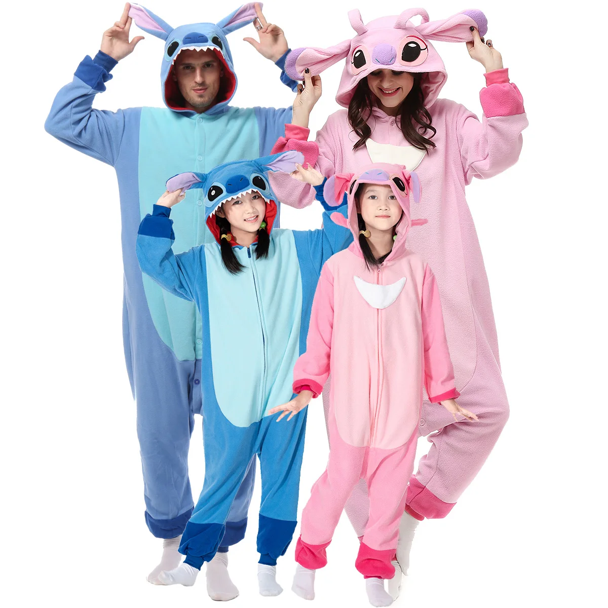 Onesieshow Animal Kigurumi Pyjamas Halloween Onesie Adult Kids Blue Pink Cartoon Pajama Cosplay Party Women Men Homewear 3XL