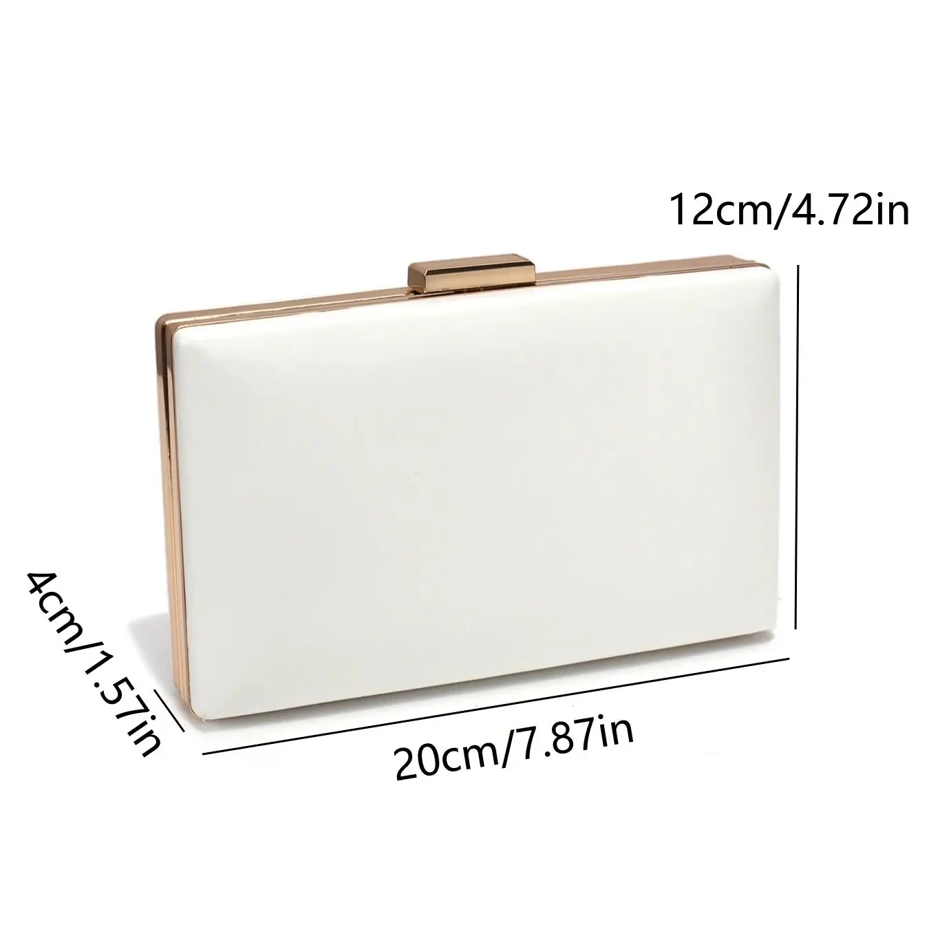 Golden Luxury Small Clutch Evening Handbag for Women
