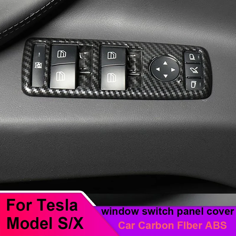 

Панель переключателя окна из АБС-пластика для Tesla Model S X 2014-2020