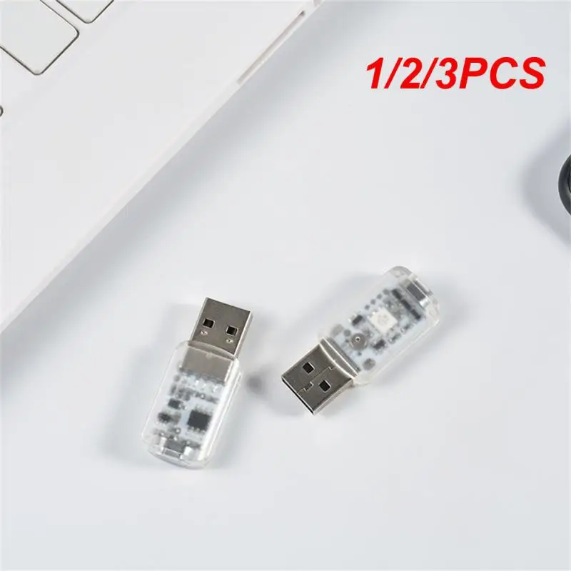 

Автомобильный мини USB светодиодный сенсорный переключатель, 1/2/3 шт., разноцветный Автомобильный интерьер, атмосфера