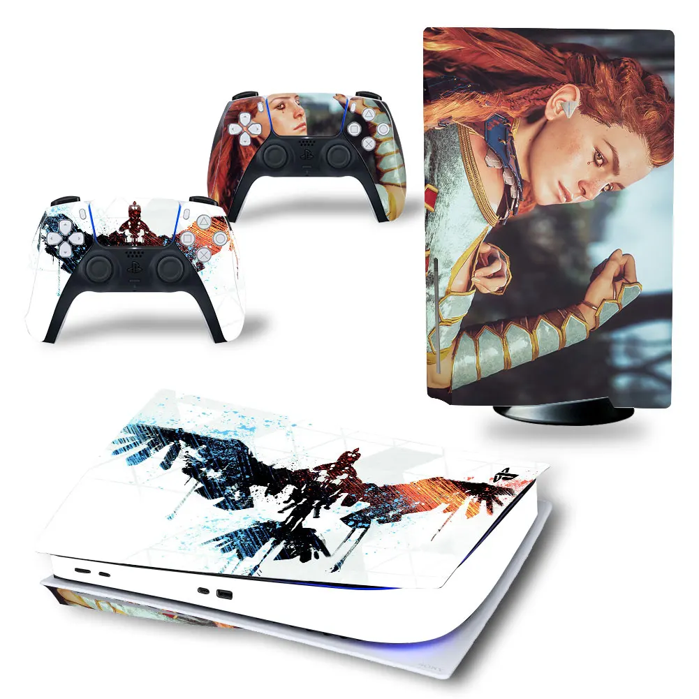 Horizon Undeal West Ps5 Disc Skin Sticker Protector Decalcomania Cover Per Console Controller Ps5 Disk Skin Sticker Vinyl