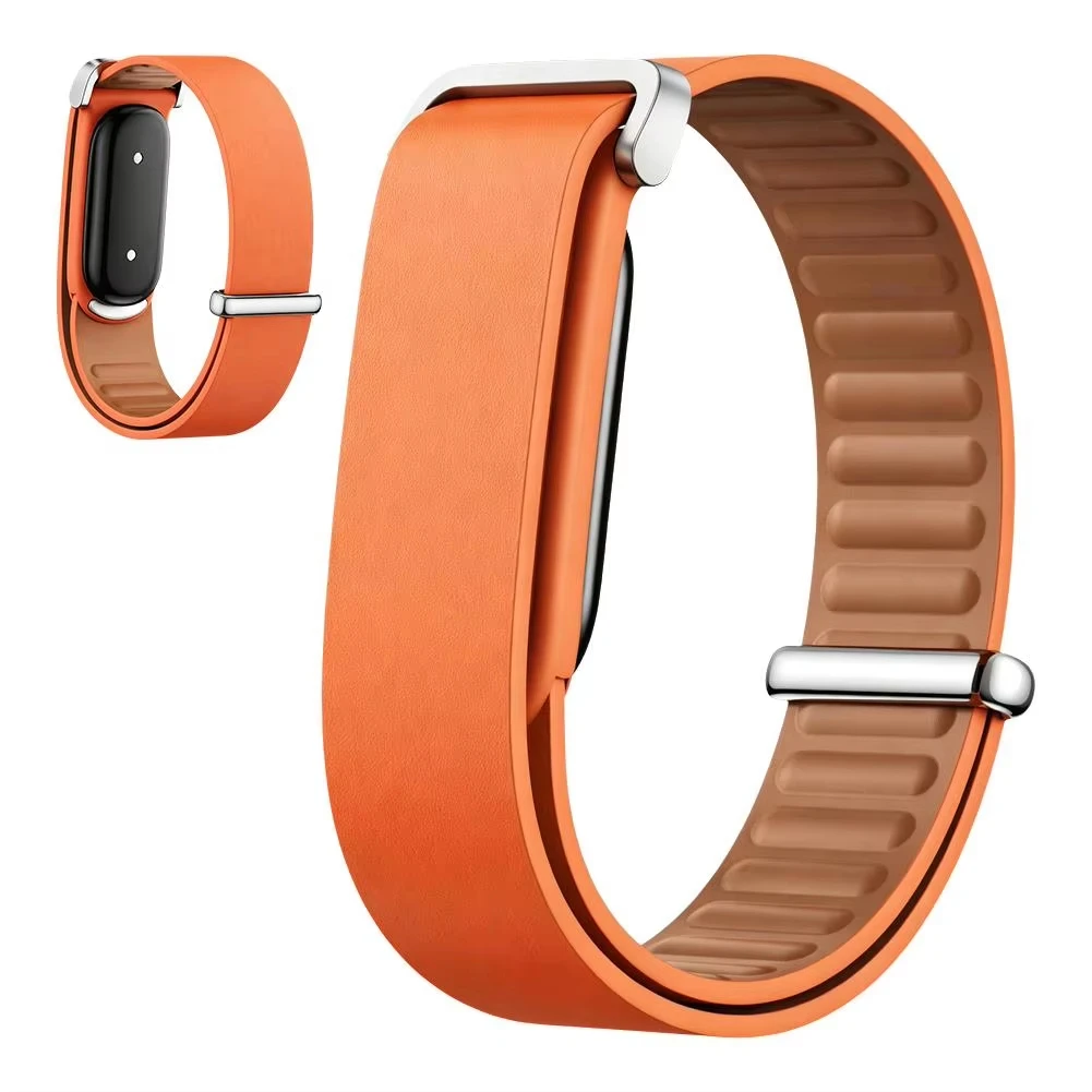 Leather Band - Adjustable & Comfortable Replacement Strap for Smartwatch