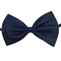 J15U Lot Children Girls Boys Toddlers Bowtie Pre Tied Wedding Bow Tie Plain Necktie