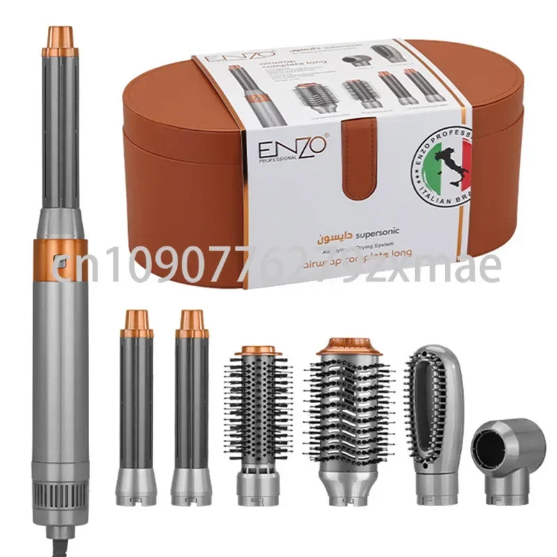 ENZO EN-4133 Professional Multifunctional 6 in 1 Hair Dryer Hair Curler Hair Straighter Hot Air Comb Box Set Barber Shop/Salon 5