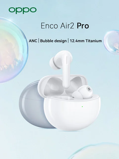 Original OPPO Enco Air2 Pro Air 2 Pro TWS Earphone Bluetooth 5.2 Wireless  Earbuds ANC Active Noise Cancel Headset For Reno 8 - AliExpress