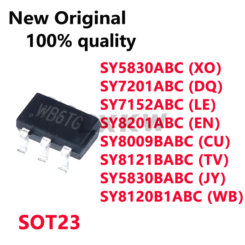 

Новинка, оригинальный SY8120B1ABC SY5830BABC SY5830ABC SY8009BABC SY8121BABC SY7201ABC SY7152ABC SY8201ABC SOT23 в наличии, 20 шт.