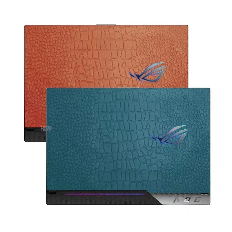 Crocodile grain Skin Laptop Stickers for ASUS ROG STRIX G15/G17 2022