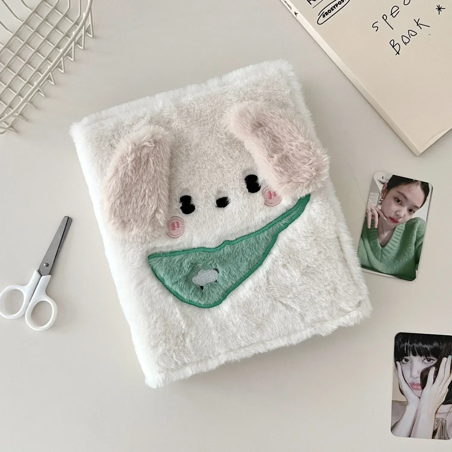 Photo Album Photocards Collection Photocard Holder Cartoon Plush A6 Kpop Binder