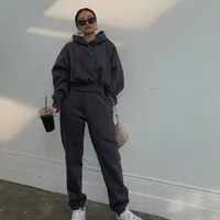 Ensemble pantalon et haut pour femme, optique sportive, survêtement d'hiver, rose, sourire, pantalon de survêtement et PVD trempé, ensemble 2 pièces 4