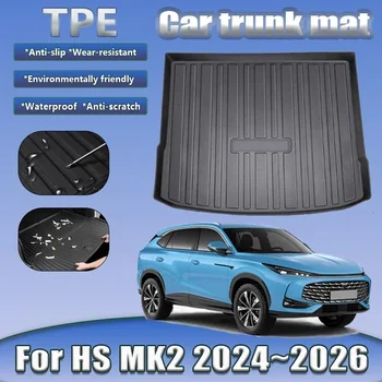 Tappetino per bagagliaio posteriore per auto per MG HS MK2 2024 2025 2026 Roewe D5X D5X ERX5 MK3 materiale TPE impermeabile tappetino in gomma tappeto accessori auto