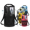 Outdoor Swimming Backpack Waterproof Reflect Beach Dry Bag Sports Floating Rafting Surfing Boating Pack Mesh Roll Top Travel Bag