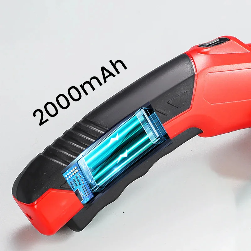 Rechargeable Cordless Electric Scissors Cardboard Cutter for Carpet Fabric Leather 5 Replacement Blades Fabric Cutting Machine