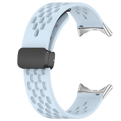 Premium Silicone Replacement Band for Google Pixel Watch - Versatile Wrist Strap Accessory (Light blue)