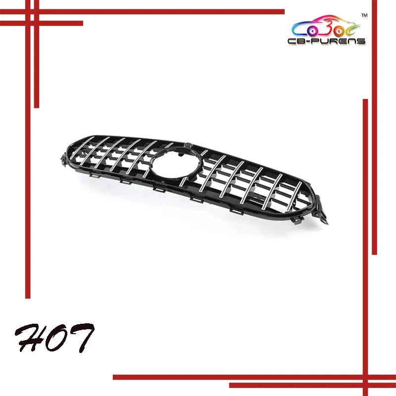 

ABS Front Bumper Racing Grille With Maybach Look Silver/Black For Mercedes Benz E-Class W213 Grill Classic Model 2020+ Facelift