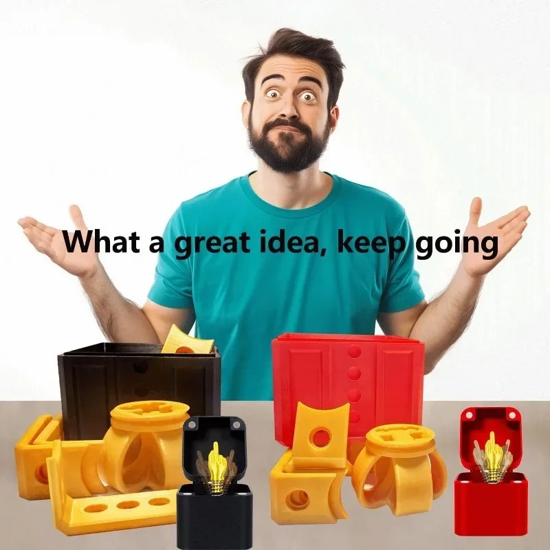 Middle Finger In A Box,Finger Middle Gift Box, Funny Middle Finger Box, Middle Finger Gift Box Middle Finger Gifts, Middle Prank Gift For Adults, Middle Finger Surprise Gift Box Novelty Gift (1/Set