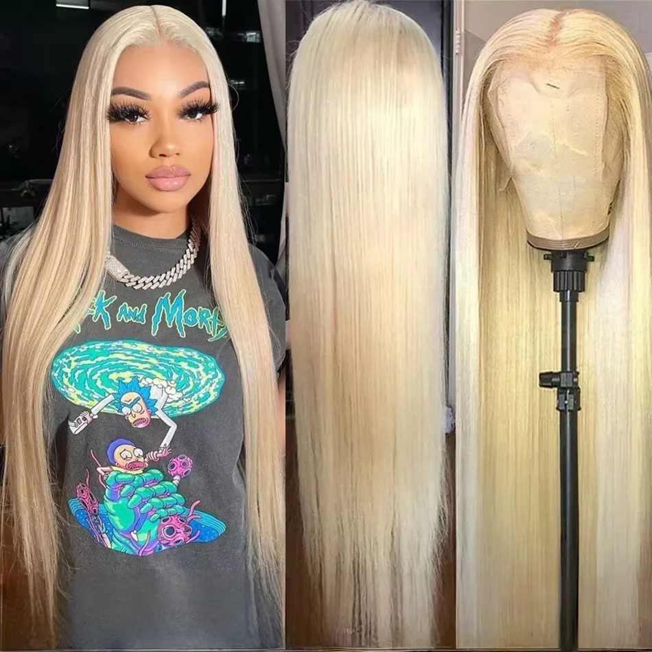 30 40 Inch 613 Human Hair Wig 13x6 Hd Lace Frontal Wig Bone Straight Human Hair Wigs For Women 14x6 Honey Blonde Lace Front Wig 2