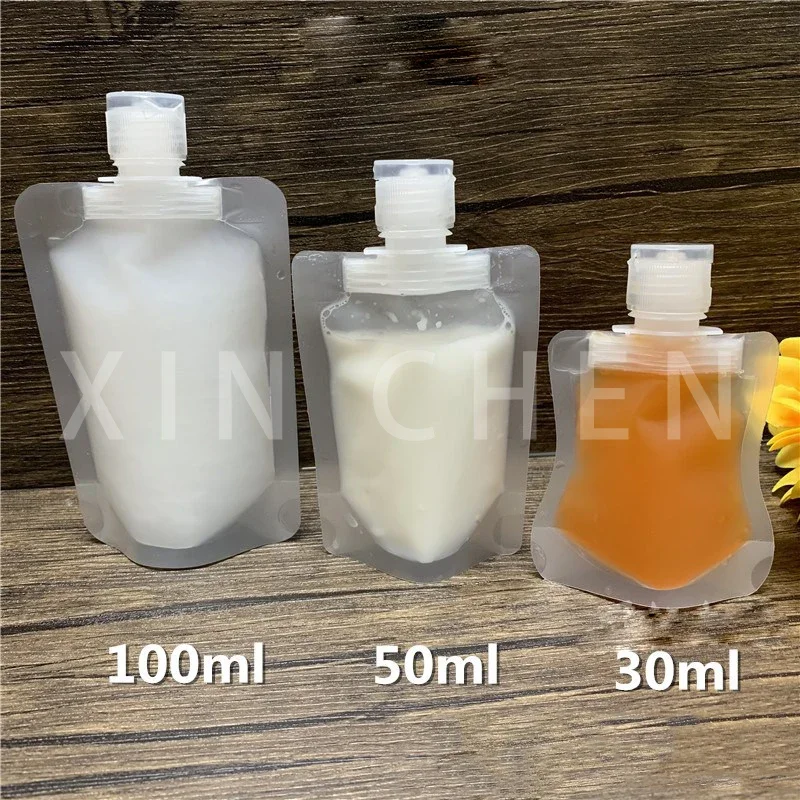 Portable Travel Liquid Packaging Bag 5/10pcs Lotion Dispenser Bag Refillable Shampoo Cosmetic Storage Container 30ml 50ml 100ml refillable liquid container refillable packaging bags