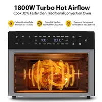 Extra Large 32QT Air Fryer with 19-in-1 Multi-Functional Combo: Digital Convection Oven Featuring Rotisserie Dehydrator and Piz 5