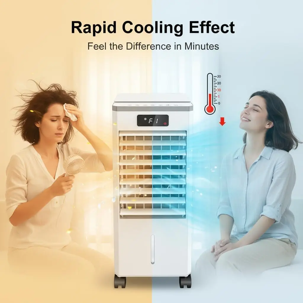 Portable Evaporative Air Cooler with Remote 5