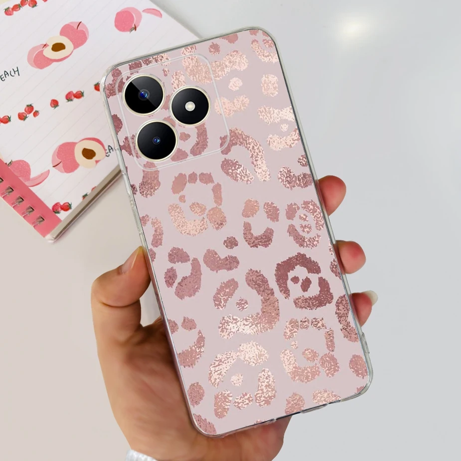 Stylish Painted Clear Silicone Phone Case - Soft Protective Cover