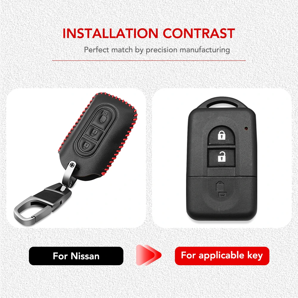 Llave PLIP Compatible Con Nissan Micra, X-Trail, Qashqai, Juke, Duke, Navara, Note, Pathfinder – 2 Botones