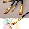 12pcs Flat Paint Brushes Set, Synthetic Nylon Bristles, Professional Artist Brushes for Oil, Acrylic, Watercolor Painting 3