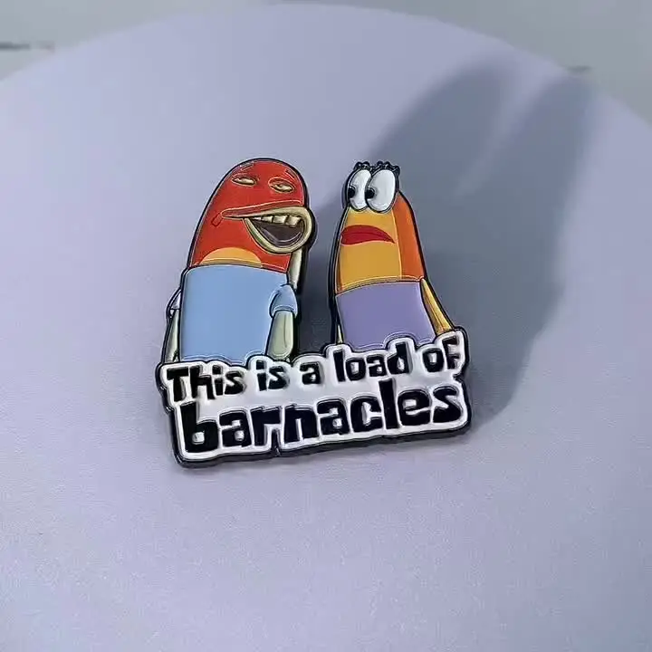 Металлическая брошь &quotThis Is A Load Of Barnacles&quot
