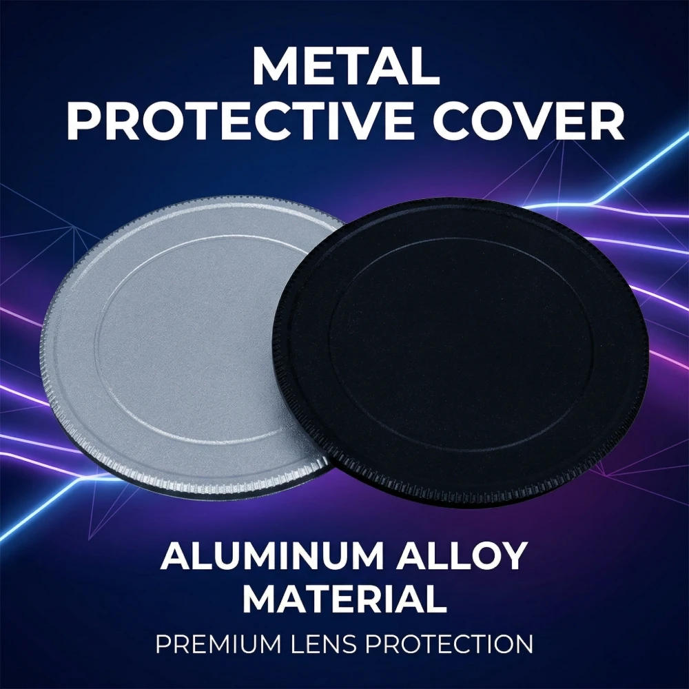 Premium Aluminum Alloy Lens Cap - Durable Protective Cover