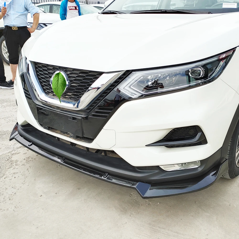 Car Front Bumper Splitter Lip Chin Spoiler Body Kit Diffuser Protector Exterior Accessories For Nissan Qashqai 18 19 20