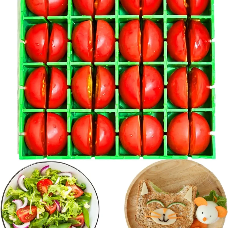 Tagliauva Per Bambini E Adulti - Affetta Pomodorini E Frutta Piccola In Sicurezza