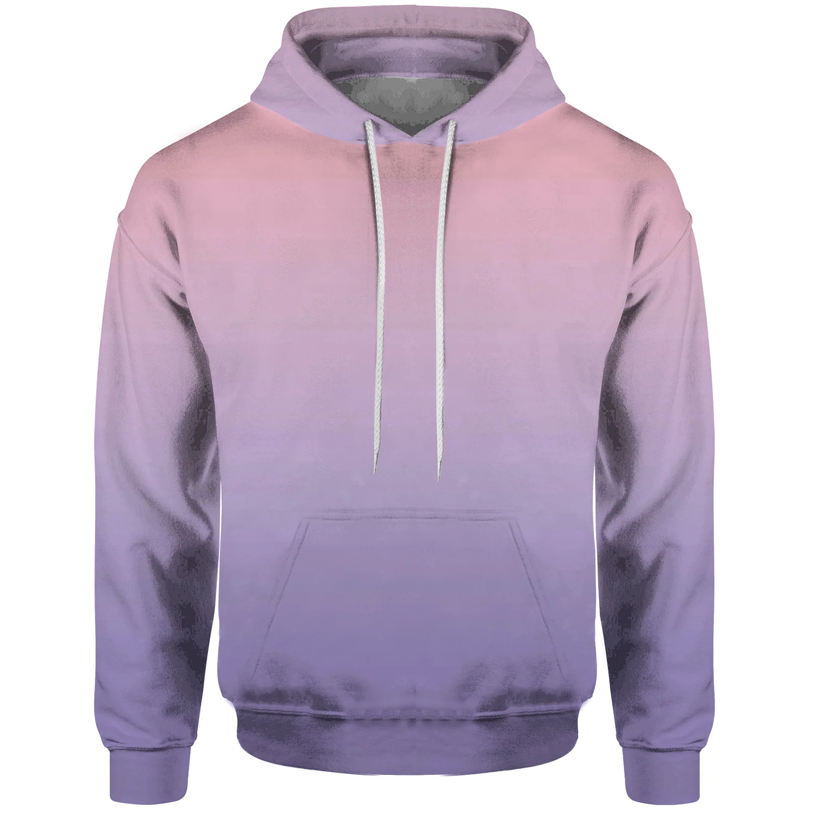 3D digital printed men's hooded sweatshirt, comfortable hooded sweatshirt, classic gradient new style, 2025 4