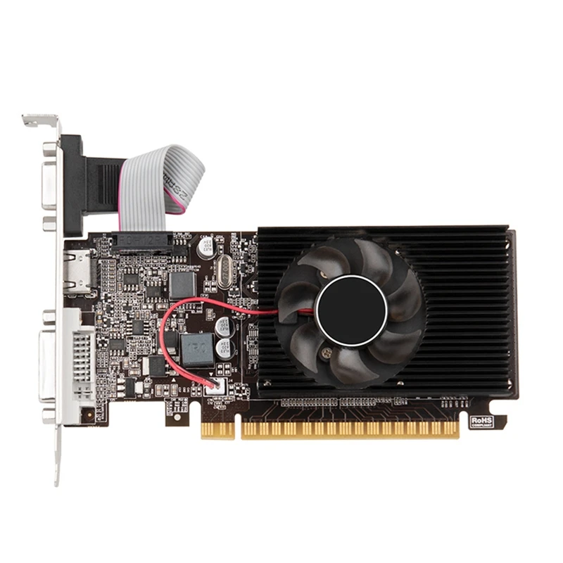 Компьютерная видеокарта DDR3 True 2GB 810MHZ, совместимая с PCI-E 16X ...