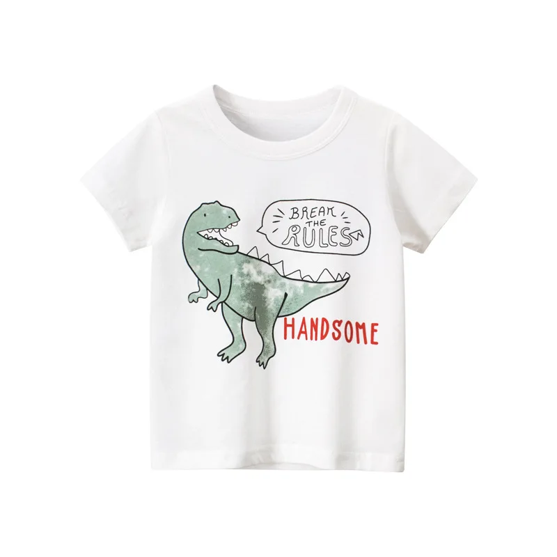 harry potter t shirt Dinosaur T-Shirts for Boys 2022 Summer New Cartoon Tops Kids Clothes Children Fashion Short Sleeve Cotton Tee Shirt t shirt dress T-Shirts