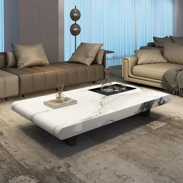 Beauté luxe Table basse Simple moderne gain De place Tables basses nordique à la mode Mesa De Centro Sala meubles De maison 1