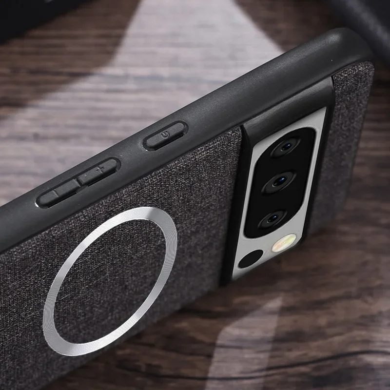MagSafe Fabric Cloth Magnetic Wireless Charging Slim Case Cover