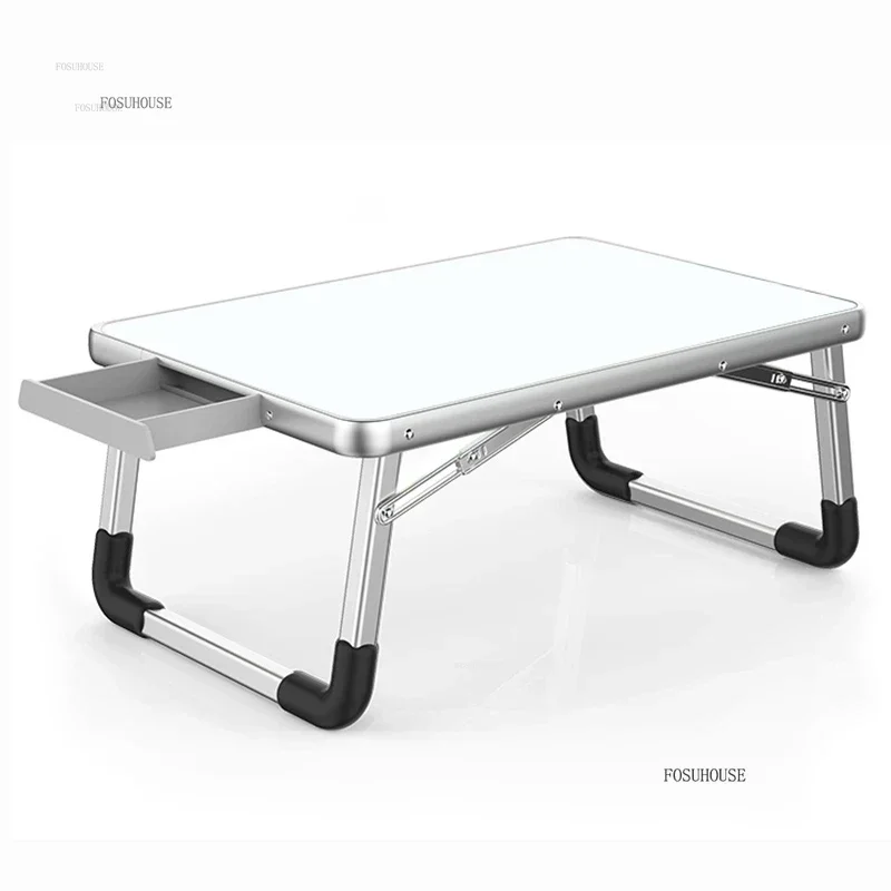 Foldable Children's Tables Simple Multi-function Computer Desk Home Drawing Board Tables Children's Writing Desk Bed Study Table