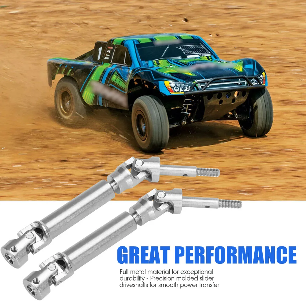 스테인레스 스틸 프론트 액슬 샤프트 및 리어 드라이브 샤프트 1/10 Traxxas 슬래시 2WD 4X4 Rustler RC 자동차 업그레이드 부품, rc카 프론트 액슬 샤프트 리어 드라이브 샤프트