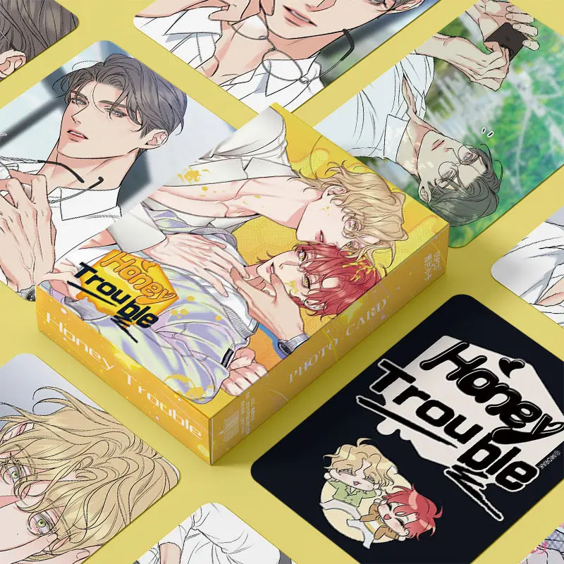 55pcs/Box HONEY TROUBLE Mini Card Laser Lomo Card Fans Collection Gifts
