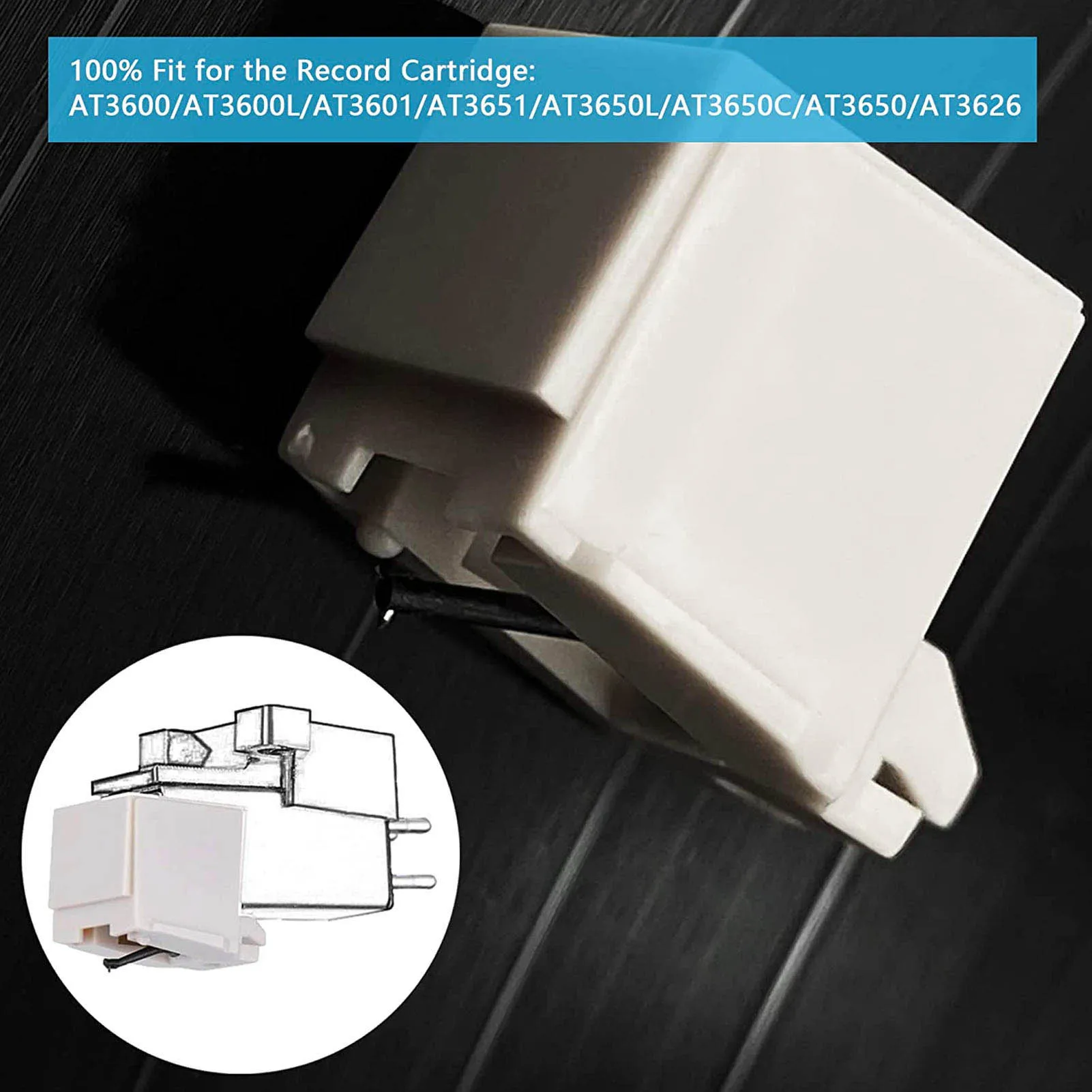 Replacement Turntable  Record Player Needle Easy Installation Professional  Lightweight for AT PL300 for CR249