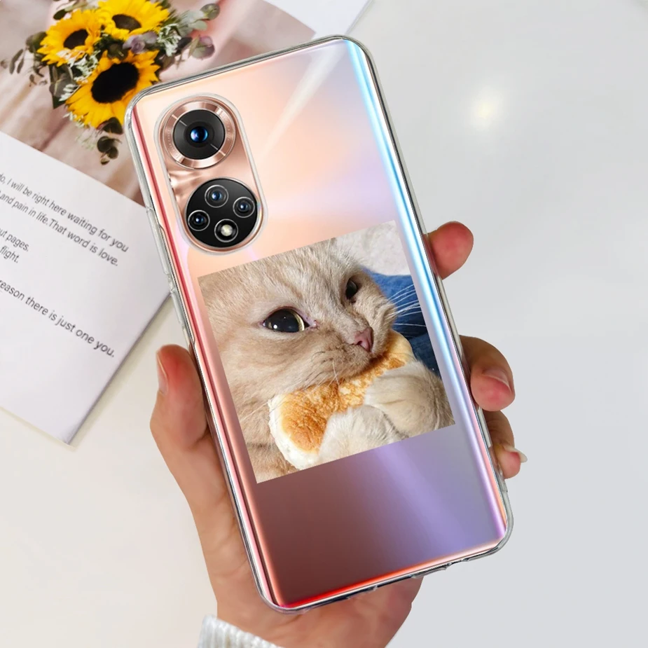 Clear Silicone Soft Slim Phone Case with Fashion Painted Design